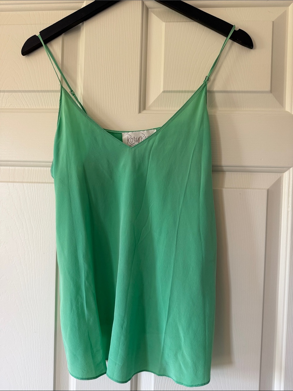 Rory Beca Seafoam Green Silk Camisole